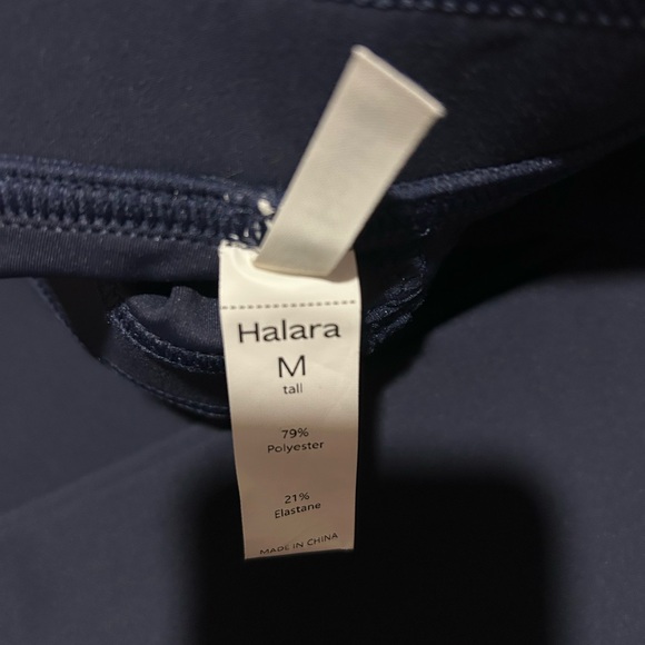 HALARA Navy Wide-Leg Pants Medium Tall - Picture 6 of 6